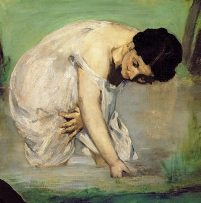 Desayuno sobre la Hierba, 1863 (detalle) de Édouard Manet